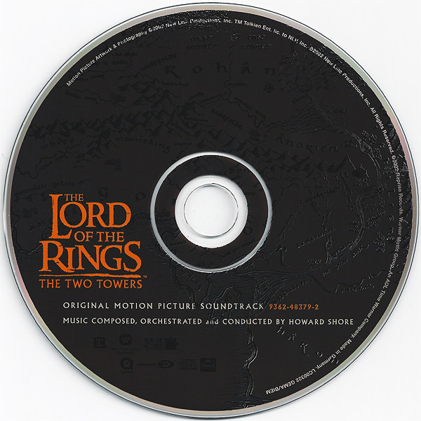 Howard Shore - The Lord Of  The Rings: The Two Towers (Original Motion Picture Soundtrack) (CD, Album, Enh)