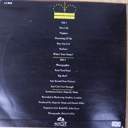 Depeche Mode - Speak & Spell (LP, Album)