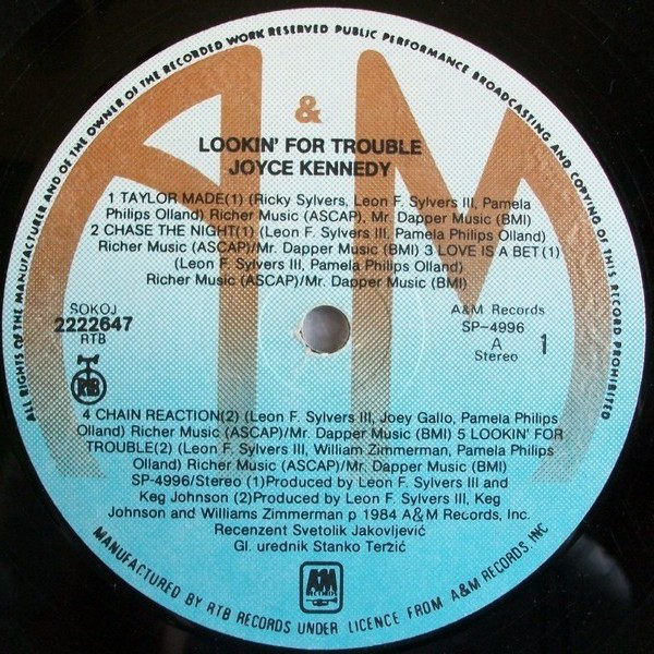 Joyce Kennedy - Lookin' For Trouble (LP, Album)