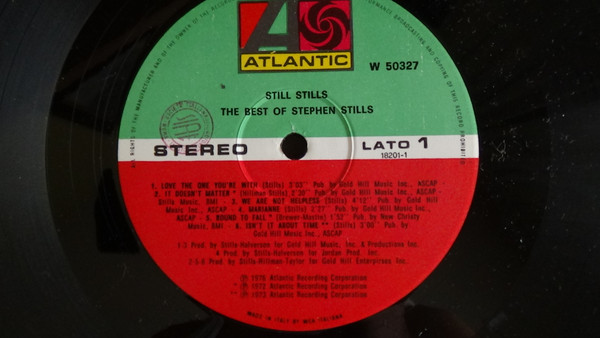 Stephen Stills - Still Stills: The Best Of Stephen Stills (LP, Comp)