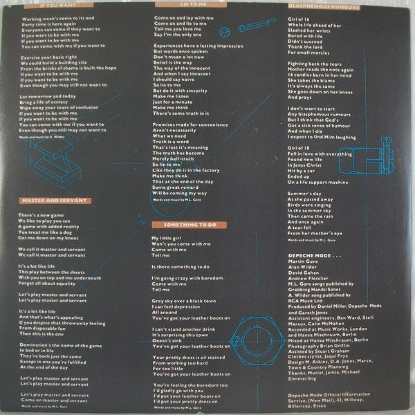 Depeche Mode - Some Great Reward (LP, Album)