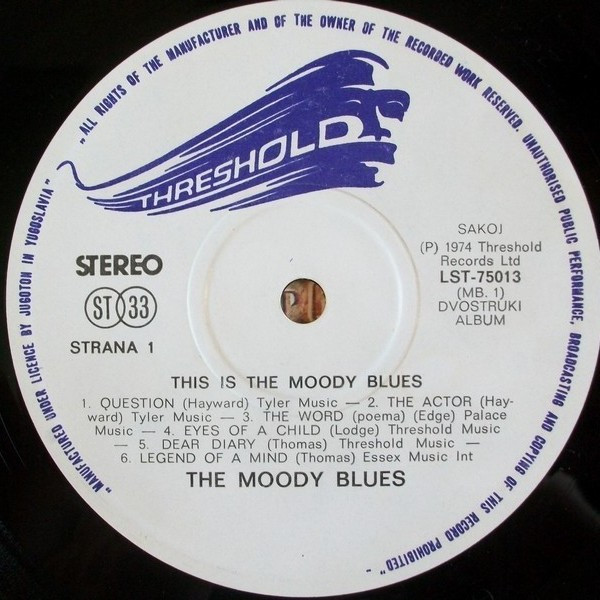 The Moody Blues - This Is The Moody Blues (2xLP, Comp, Gat)