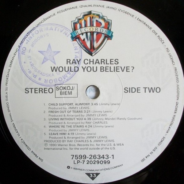 Ray Charles - Would You Believe ? (LP)
