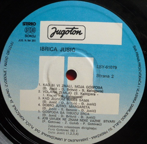Ibrica JusiÄ‡ - Ibrica JusiÄ‡ (LP, Comp, RE)