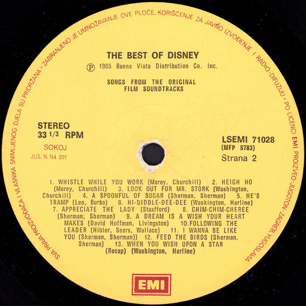 Various - The Best of Disney (LP, Comp, RE)