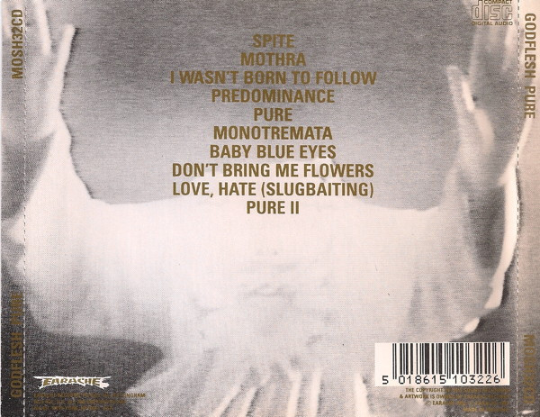 Godflesh - Pure (CD, Album)