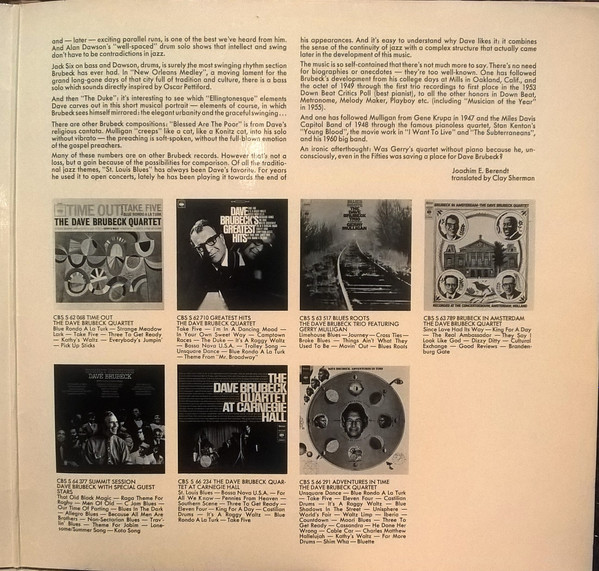 The Dave Brubeck Trio & Gerry Mulligan - Live At The Berlin Philharmonie (2xLP, Album)