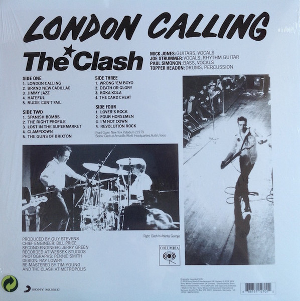 The Clash - London Calling (2xLP, Album, RE, RM, 180)