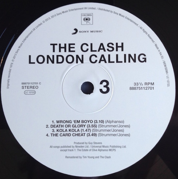 The Clash - London Calling (2xLP, Album, RE, RM, 180)