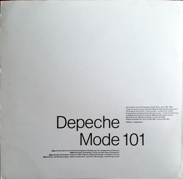 Depeche Mode - 101 (2xLP, Album)