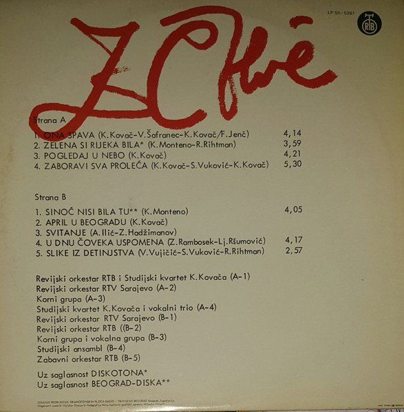 Zdravko Čolić - Z Čolić (LP, RE, Gat)