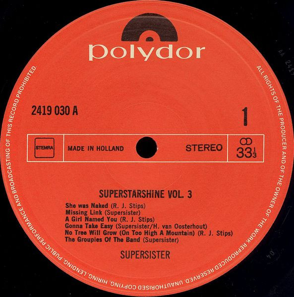 Supersister (2) - Superstarshine Vol. 3 (LP, Comp)