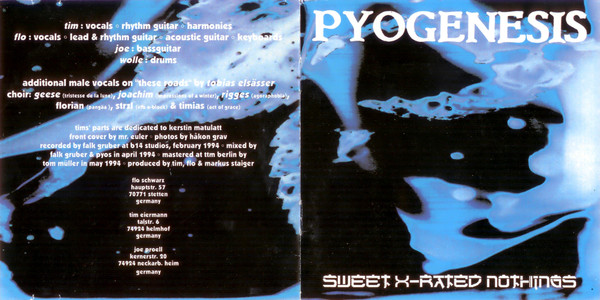 Pyogenesis - Sweet X-Rated Nothings (CD, Album)