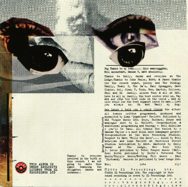 The Prodigy - Always Outnumbered, Never Outgunned (CD, Album, Copy Prot.)