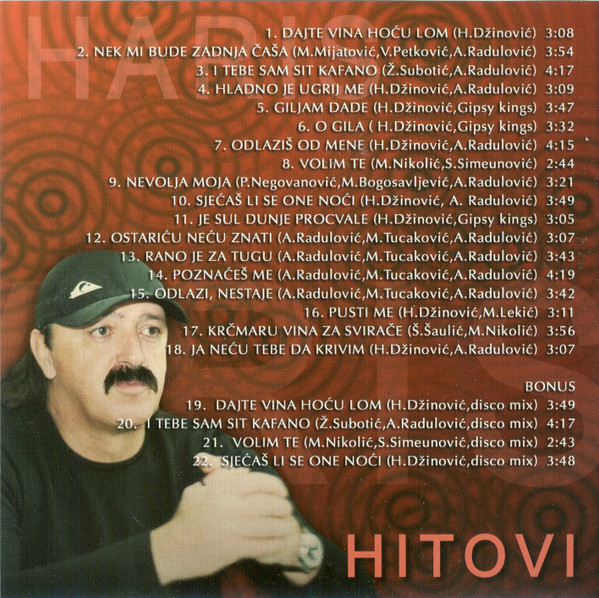 Haris DÅ¾inoviÄ‡ - Hitovi (CD, Comp, RE)