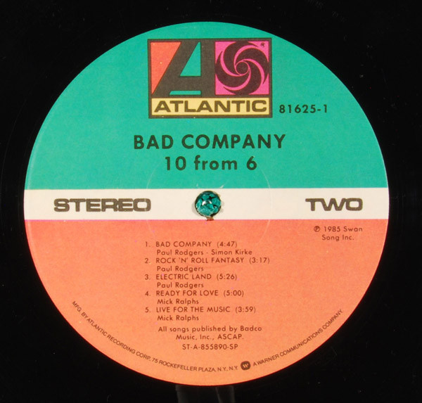 Bad Company (3) - 10 From 6 (LP, Comp, Spe)