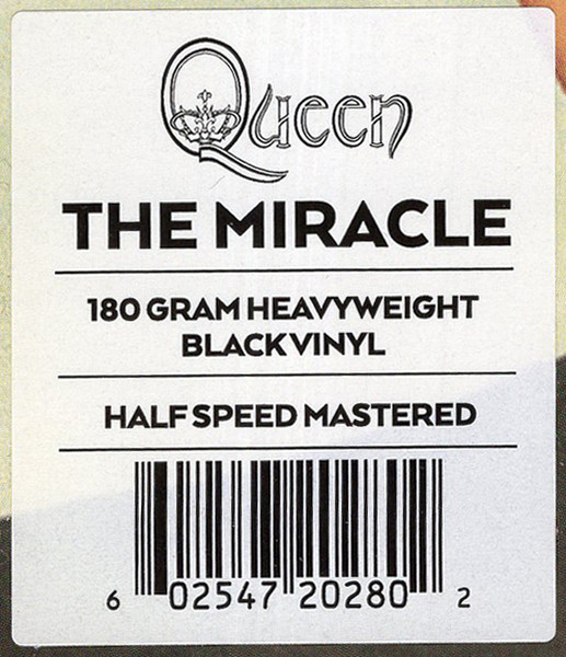 Queen - The Miracle (LP, Album, RE, RM, 180)