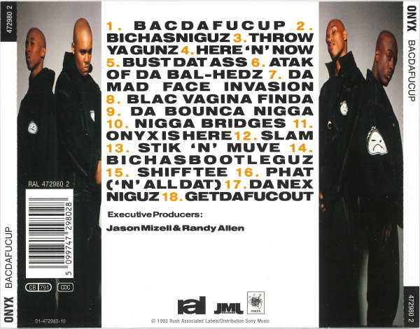Onyx - Bacdafucup (CD, Album)