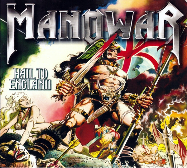 Manowar - Hail To England (CD, Album, RE, RM, Sil)