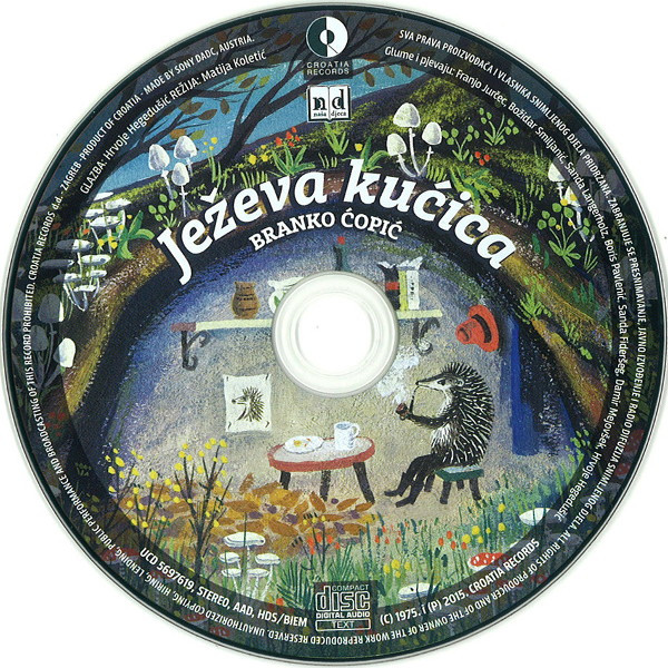 Branko Ćopić - Ježeva Kućica (CD)