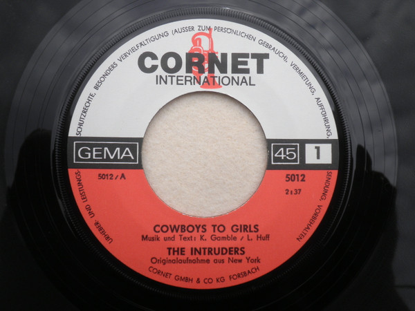 The Intruders - Cowboys To Girls / Turn The Hands Of Time (7