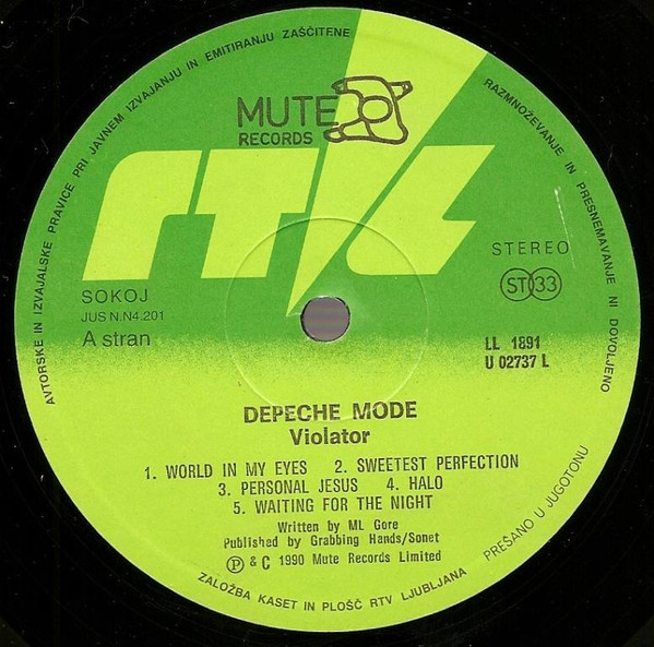 Depeche Mode - Violator (LP, Album)