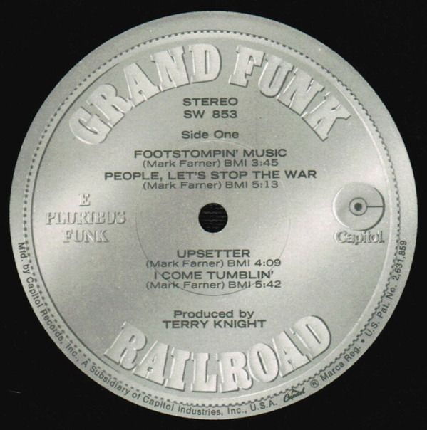 Grand Funk Railroad - E Pluribus Funk (LP, Album, Jac)
