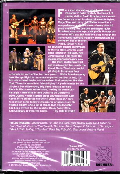 David Bromberg Band - David Bromberg And His Big Band In Concert At The Count Basie Theatre, Red Bank, NJ. (DVD)