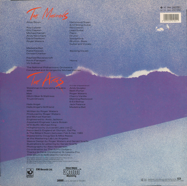 Roger Waters - The Pros And Cons Of Hitch Hiking (LP, Album, Gat)