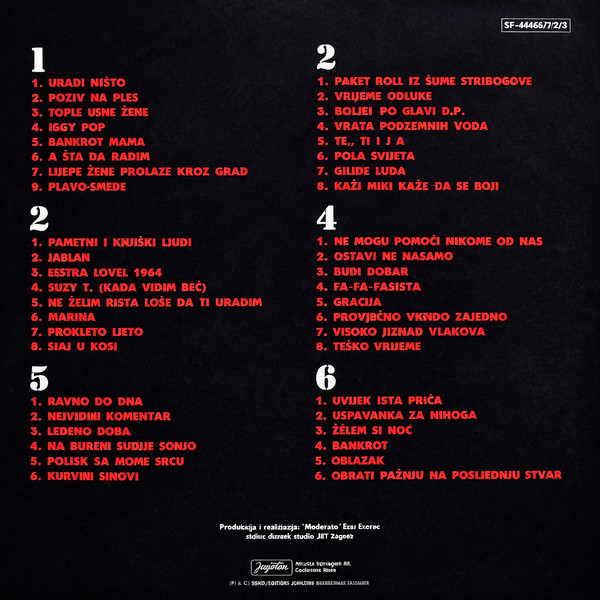 Azra (3) - Ravno Do Dna (3xLP, Album)