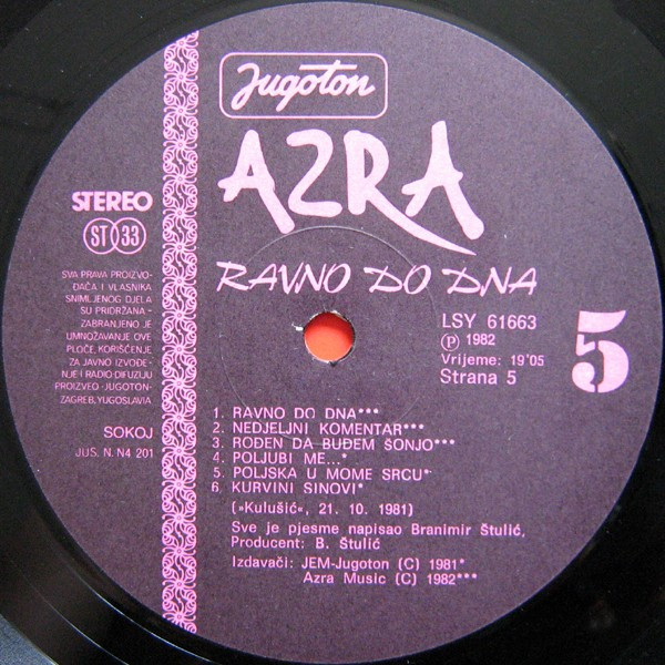 Azra (3) - Ravno Do Dna (3xLP, Album)