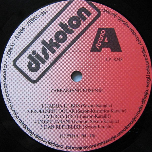 Zabranjeno Pušenje - Pozdrav Iz Zemlje Safari (LP, Album)