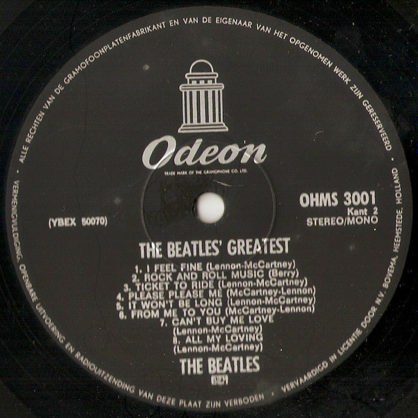 The Beatles - Beatles' Greatest (LP, Comp, M/Print)