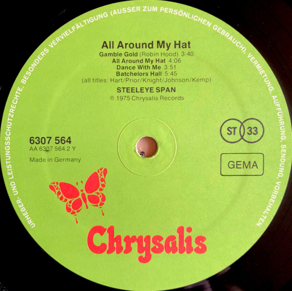 Steeleye Span - All Around My Hat (LP, Album)