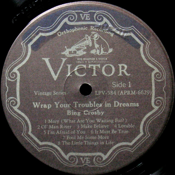 Bing Crosby - Wrap Your Troubles In Dreams (LP, Comp, Mono, RM)