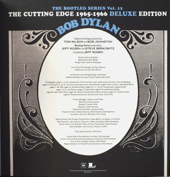 Bob Dylan - The Cutting Edge 1965-1966 (The Bootleg Series Vol. 12) (6xCD, Album + Box, Dlx)