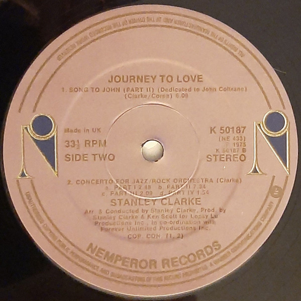 Stanley Clarke - Journey To Love (LP, Album)