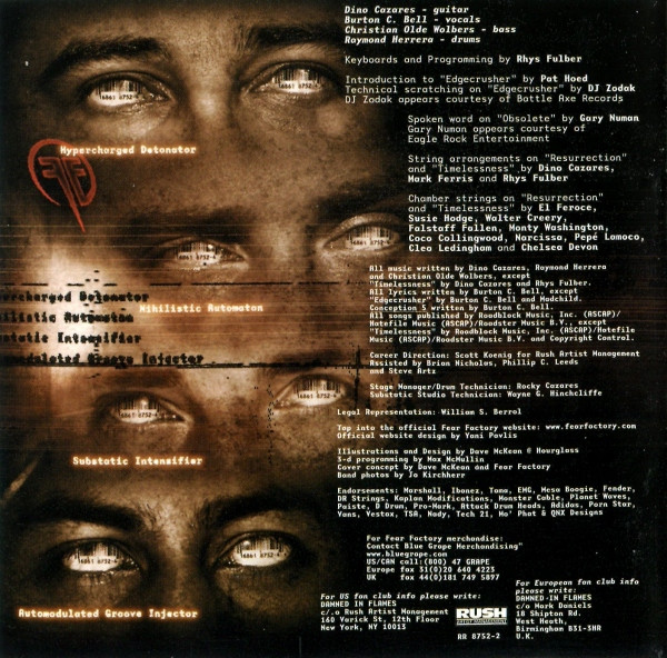 Fear Factory - Obsolete (CD, Album, Enh, Ltd)