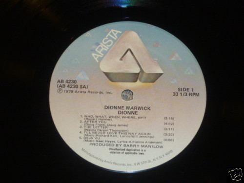 Dionne Warwick - Dionne (LP, Album)