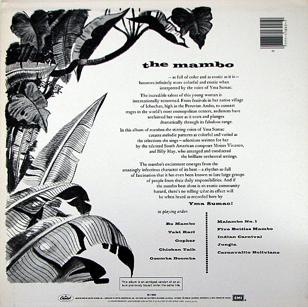 Yma Sumac - Mambo! (LP, Album, Mono, RE, Abr)