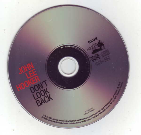 John Lee Hooker - Don't Look Back (CD, Album, RE, RM)