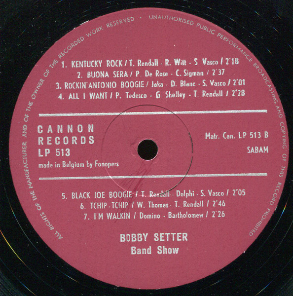 The Bobby Setter Band Show* Featuring Dea Doll, Cash & Carry*, Bobby Setter's Rock Show* - Rock Life At The 