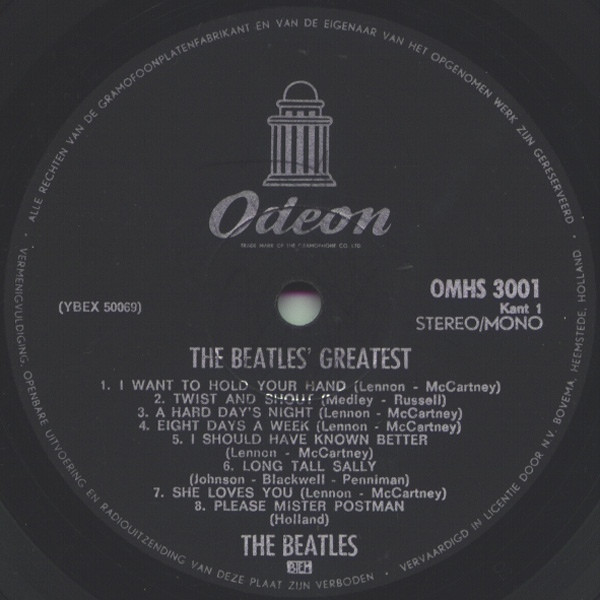 Beatles* - Beatles' Greatest (LP, Comp, RE)