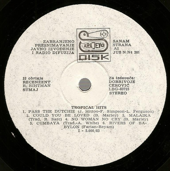 Unknown Artist - Tropical Hits (LP)
