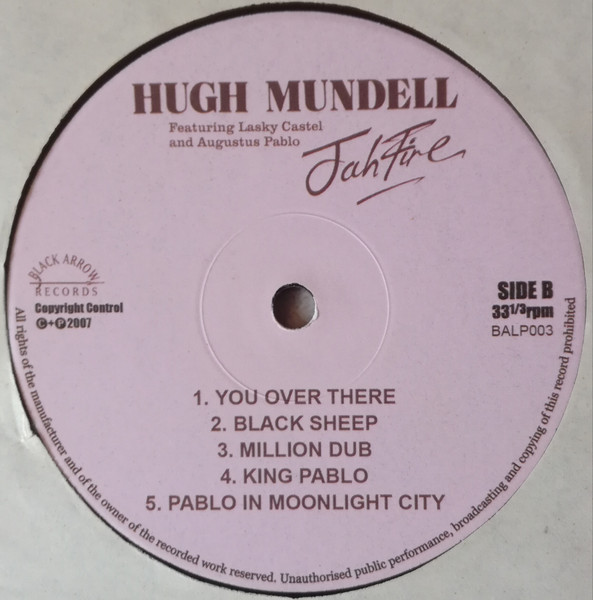 Hugh Mundell Featuring Lasky Castel* and Augustus Pablo - Jah Fire (LP, RE)