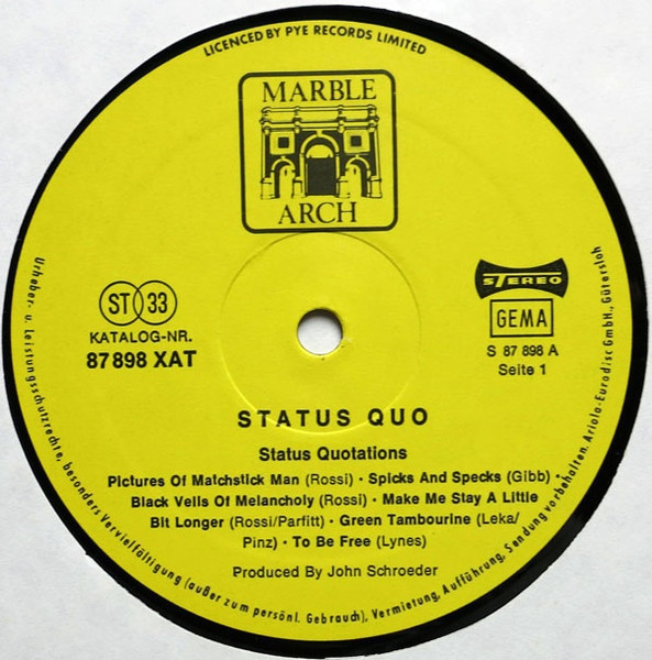 Status Quo - Status Quotations (LP, Comp)