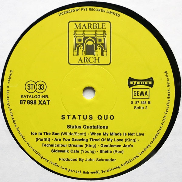 Status Quo - Status Quotations (LP, Comp)