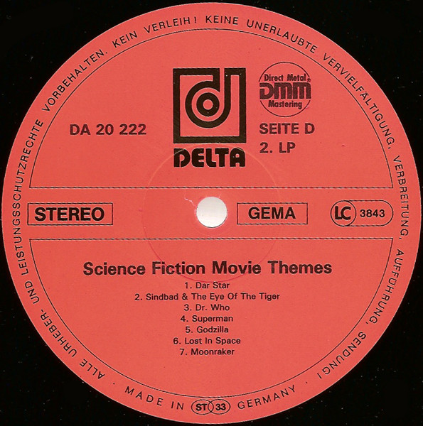 G.S.O. - Science Fiction Movie Themes (2xLP)