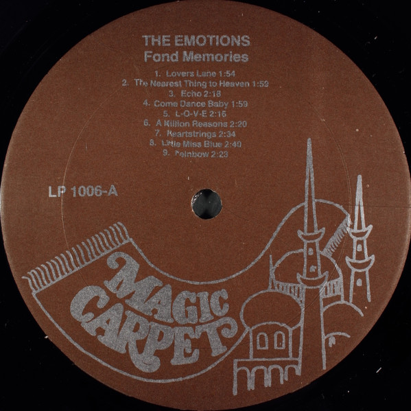 The Emotions (5) - Fond Memories (LP, Comp)