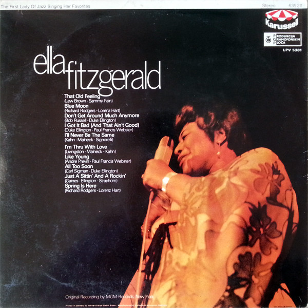 Ella Fitzgerald - Ella Fitzgerald (LP, Comp, RE)